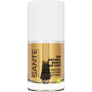 База для нігтів Sante 2 in 1 Natural Base & Top Coat 10 мл (4025089086055) изображение 1