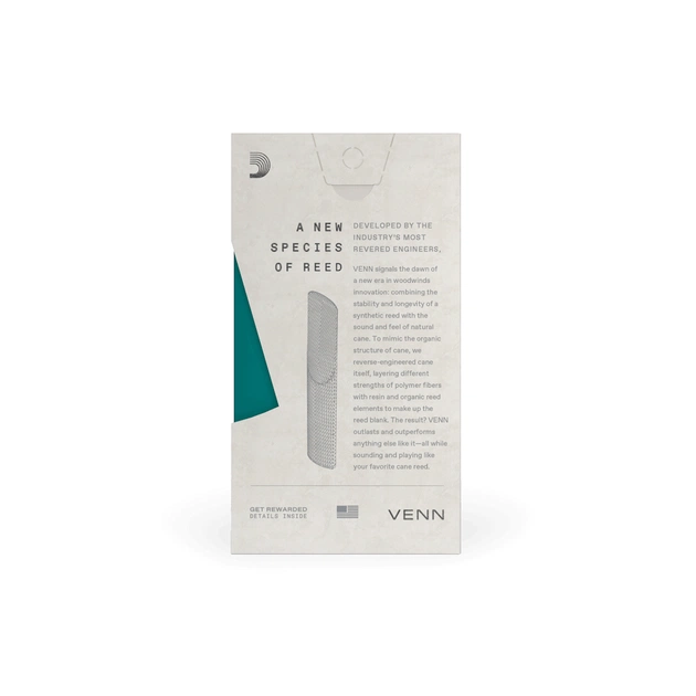 Тростина для кларнета D'Addario VENN Bb Clarinet Reed 3.0 (VBB0130G2) - изображение 6