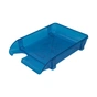 Лоток для паперів Economix горизонтальний Компакт, пластик синій (E80604) - зменшене зображення 1