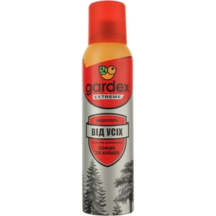 Аерозоль від комах Gardex Extreme від усіх літаючих кровососних комах і кліщів 125 мл (5904114080031) зображення 1