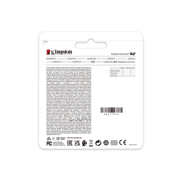 USB флеш накопичувач Kingston USB3.2 128GB Kingston DataTraveler Exodia Onyx (DTXON/128GB) - picture 12