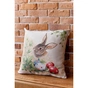 Подушка Прованс декоративна гобеленова Заєць з писанками Веснянка 45х45 см (034268) - зменшене зображення 1