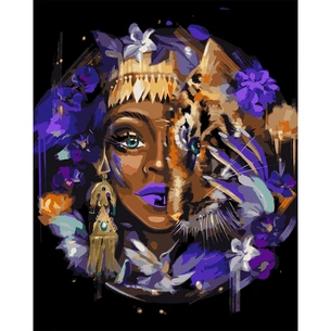 Картина по номерам Santi Африканська краса метал. фарби ©maryzueva_art 40*50 см (954726) изображение 1