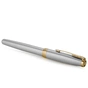 Ручка пір'яна Parker SONNET 17 Stainless Steel GT  FP F + блокнот Parker + подар.упаковка GIFT24 (84 111b24) - зменшене зображення 3