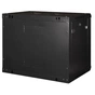 Шафа настінна Hypernet 12U 19" 600x450 ProLine (PL-WMNC-12U-BLACK) - уменьшенное изображение 3