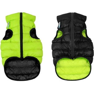 Курточка для тварин Airy Vest двостороння XS 25 салатово-чорна (1668) зображення 1