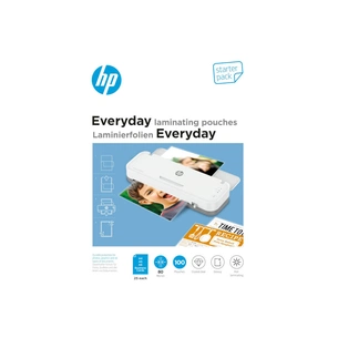 Плівка для ламінування HP Everyday Laminating Pouches, Starter Set, 80 Mic, 60 x 95, 100 pcs (25 x A (9158) (838144) зображення 1