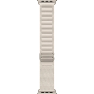 Ремінець до смарт-годинника Apple 49mm Starlight Alpine Loop - Medium (MQE63ZM/A) зображення 1