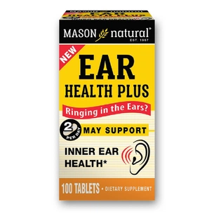 Вітамінно-мінеральний комплекс Mason Natural Здоров'я вух, Ear Health Plus, 100 таблеток (MAV18081) зображення 1