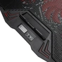 Підставка до ноутбука IceCoorel 10-15", 1*125mm 1400 RPM + 4*70mm 2500 RPM, 2*USB, 365x297x30mm, Red (K5Red) - уменьшенное изображение 6