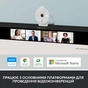 Веб-камера Logitech Brio 300 FHD White (960-001442) - зменшене зображення 7