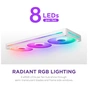 Кулер до корпусу NZXT F360 RGB Core Fan (Single Frame) - White (RF-U36HF-W1) - зменшене зображення 11