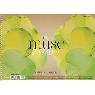 Альбом для малювання Школярик MUSE А4 50 аркушів 115г/м2 для ескізів та малювання (PB-SC-050-317) зображення 1