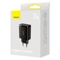 Зарядний пристрій Baseus Compact Charger 3U Black (CCXJ020101) - зменшене зображення 5