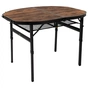 Туристичний стіл Bo-Camp Woodbine Oval 100x70 cm Black/Wood look (1404185) - зменшене зображення 1
