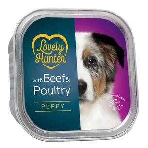 Вологий корм для собак Lovely Hunter Puppy Beef and Poultry 150 г (LHU45443) зображення 1
