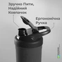 Шейкер спортивний SmartShake Reforce 900ml Supergirl Pink (11150801) - зменшене зображення 7