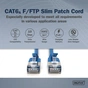 Патч-корд 1м, FTP, cat.6A, Sliim, AWG 32/7, Cu, LSZH, blue Digitus (DK-1632-A-010S-B) - зменшене зображення 6