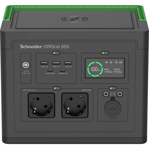 Зарядна станція Schneider Electric 500, 517Wh (PPS500-GR) - зображення 1