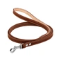 Повідець для собак Collar одинарний з прошивкою Ш 14 мм Д 122 см коричневий (04516) - зменшене зображення 1