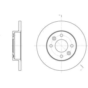 Гальмівний диск REMSA 6067.00 зображення 1