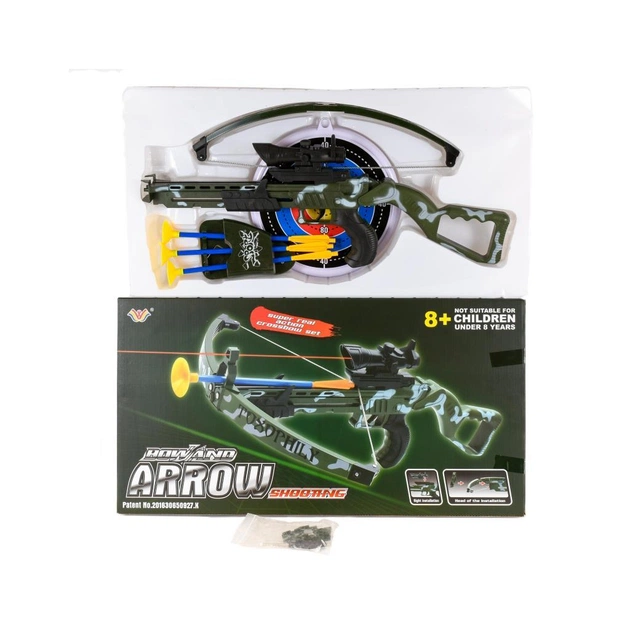 Іграшкова зброя A-Toys Арбалет дитячий з лазерним прицілом + стріли (777-709A) - изображение 1