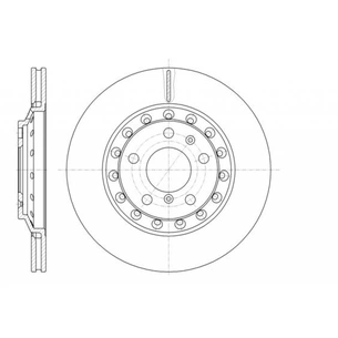 Гальмівний диск REMSA 61155.10 зображення 1