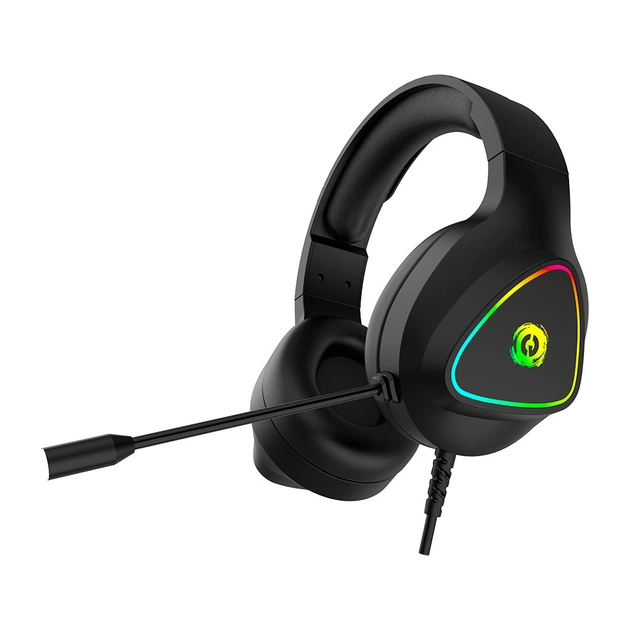 Навушники Canyon GH-6 Shadder Gaming 3.5 мм RGB Black (CND-SGHS6B) - зображення 1