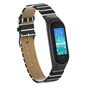 Ремінець до фітнес браслета XoKo Leather Premium Band для Xiaomi Mi band 5 Black (XK-M5-LRBK) - уменьшенное изображение 3