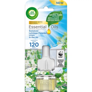 Освіжувач повітря Air Wick Ранкова свіжість Змінний флакон до Електричного ароматизатора повітря 19 мл (5908252005567) зображення 1