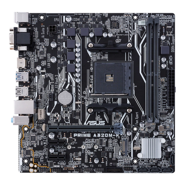Материнська плата ASUS PRIME A320M-K - зображення 1