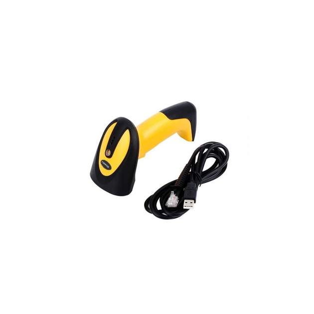 Сканер штрих-коду UKRMARK EV-W2503 2D, 433MHz, USB, IP64, stand, black/yellow (900769) - picture 6