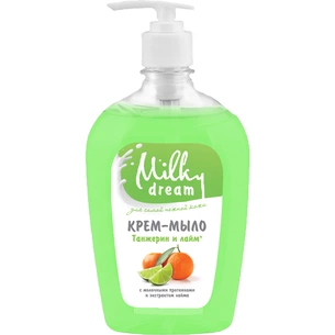 Рідке мило Milky Dream Танжерин і лайм з дозатором 500 мл (4820205300066) зображення 1