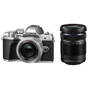 Цифровий фотоапарат Olympus E-M10 mark III Pancake Double Zoom 14-42 + 40-150 Kit S/S/B (V207074SE000) зображення 1