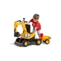 Чудомобіль Falk JCB екскаватор Жовтий (135A) - уменьшенное изображение 3