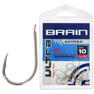 Гачок Brain fishing Ultra Akinak 10 (20шт/уп) (1858.52.54) зображення 1
