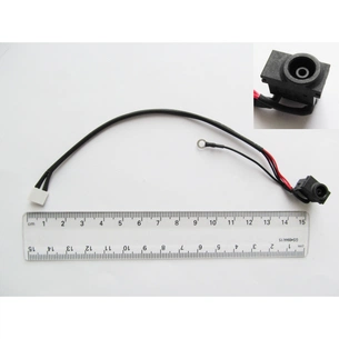 Роз'єм живлення ноутбука з кабелем для Samsung PJ324 (5.5mm x 3.0mm + center pin), 4- Универсальный (A49030) зображення 1