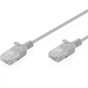 Патч-корд 5м, UTP, cat.6, Sliim, AWG 32/7, Cu, LSZH, grey Digitus (DK-1618-050S) - зменшене зображення 1