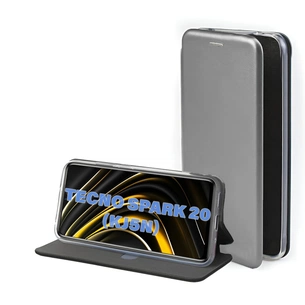 Чохол до мобільного телефона BeCover Exclusive Tecno Spark 20 (KJ5n) Gray (711243) зображення 1