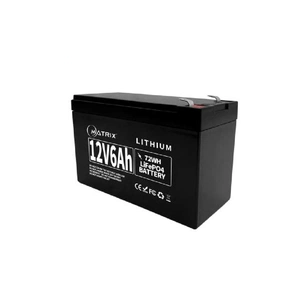 Батарея LiFePo4 Matrix 12.8V-6Ah 89.6Wh (MLR 1206) изображение 1