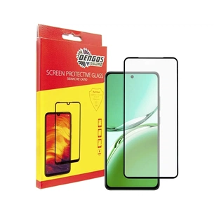Скло захисне Dengos Full Glue OPPO Reno 12F 4G (black) (TGFG-374) зображення 1