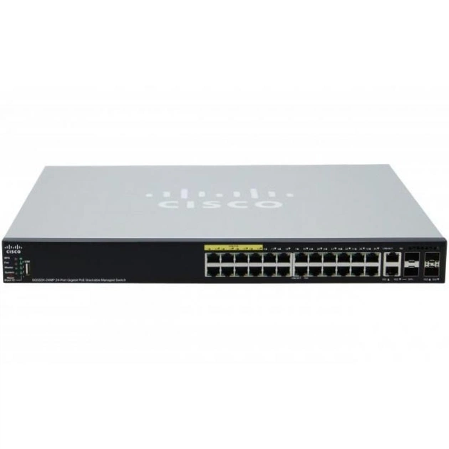 Комутатор мережевий Cisco SG550X-24MP-K9-EU - зображення 1
