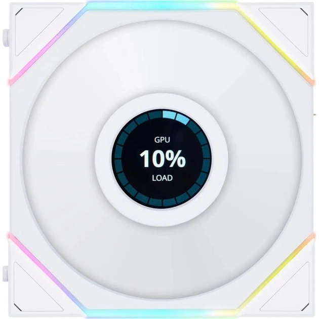 Кулер до корпусу Lian Li Reverse TL LCD 140-1, White (G99.14RTLLCD1W.00) - изображение 1