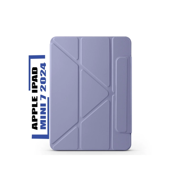Чехол для планшета BeCover Ultra Slim Origami Magnetic Apple iPad Mini 7 2024 Deep Purple (712950) - изображение 1