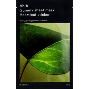 Маска для обличчя Abib Gummy Sheet Mask Heartleaf Sticker Тканинна (8809750463729) picture 1