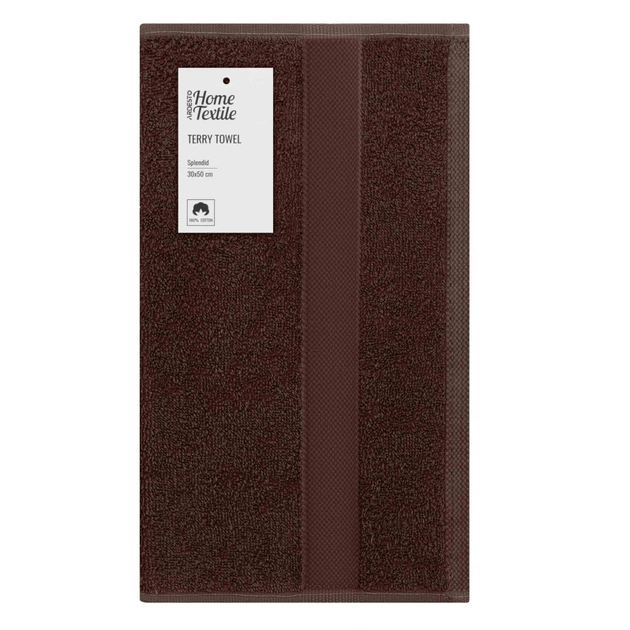Рушник Ardesto Splendid 100% бавовна, коричневий 30х50 см (ART2330BR) - зображення 1