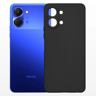 Чохол до мобільного телефона BeCover Silicone Tecno Spark Go 3 (KN3) Black (715691) зображення 1