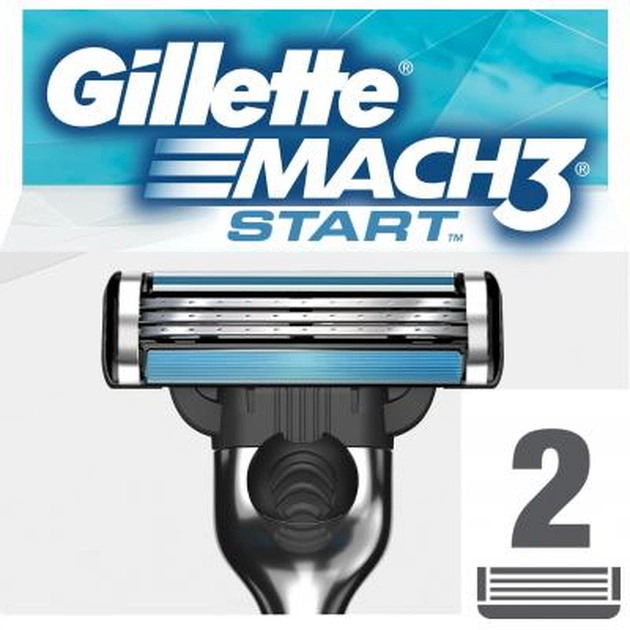 Змінні касети Gillette Mach 3 Start, 2 шт (7702018462513) - изображение 1