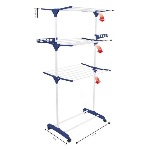 Сушарка для білизни Casa Si Peak White Підлогова (CS92188H001) (DAS302370) - зображення 2