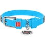 Нашийник для тварин WAUDOG Glamour з QR-паспортом "Стрази" XS Ш 12 мм блакитний (33082) - зменшене зображення 1